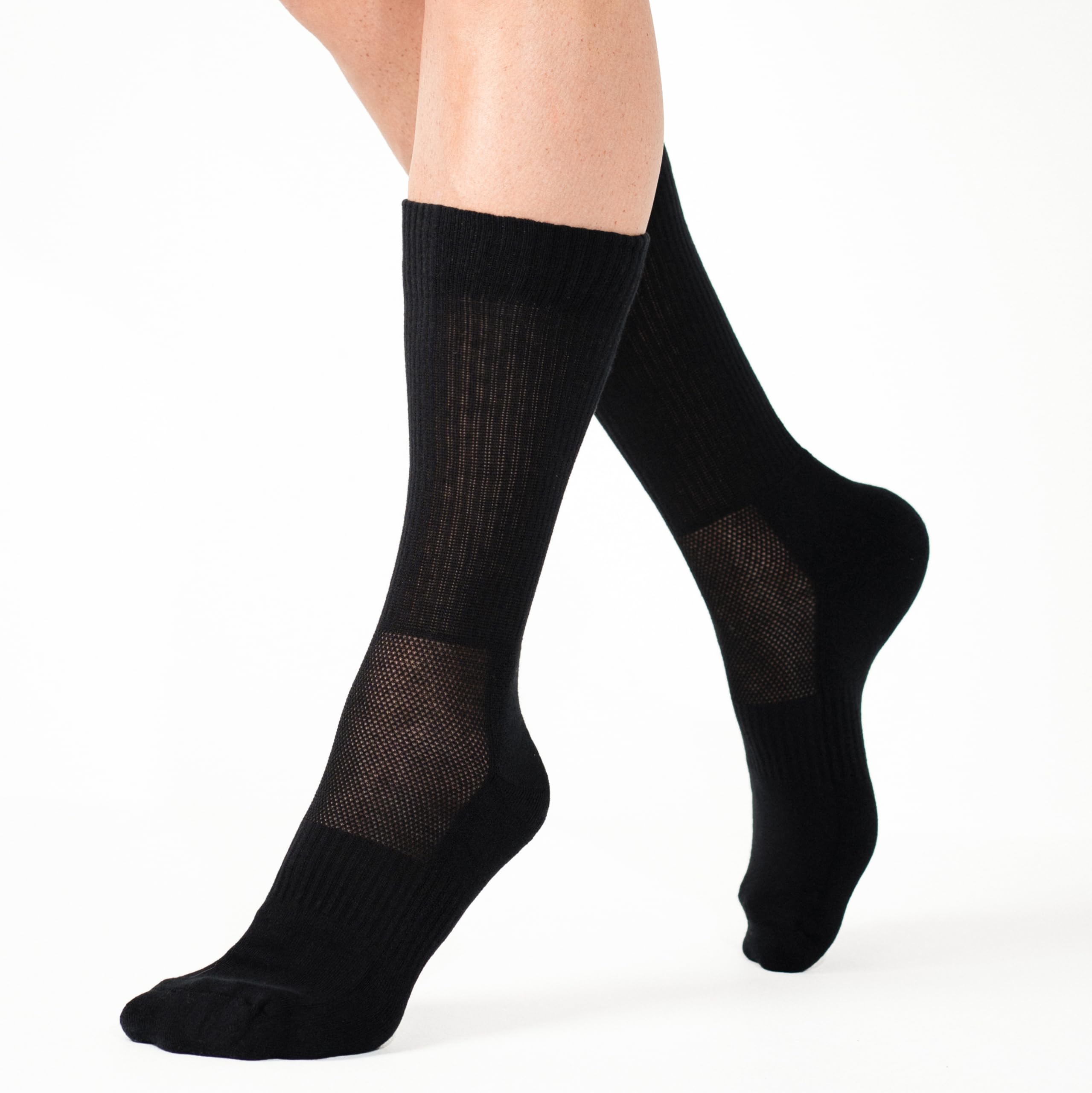 Safersox Tanzsocken für Ballett & Contemporary – 3 Paar für Damen & Herren | Für Ballett, Jazz & Modern Dance: Socken zum Tanzen ohne Grip, perfekt zum Drehen. Ohne Logo in vielen Hautfarben