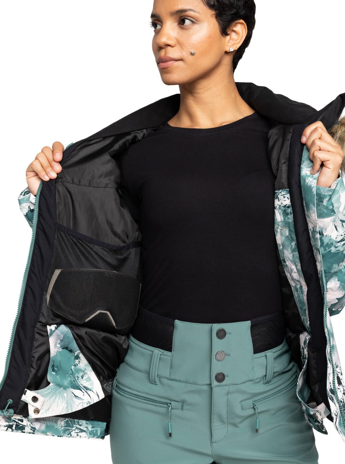 Roxy Kurtki JET SKI JK damskie niebieskie, XS