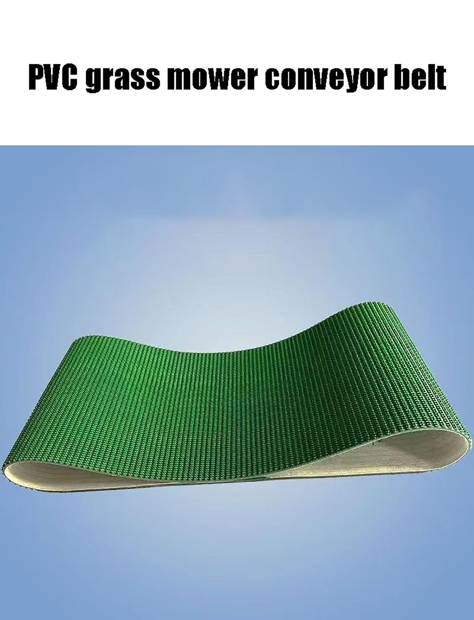 Nastro trasportatore in PVC per Nastri trasportatori da Tavolo, Spessore 4 mm, Resina antistrappo, Alimentazione a rulli a trazione elettrica, Adatto per Linee di Produzione (45,3 x 9,1 poll