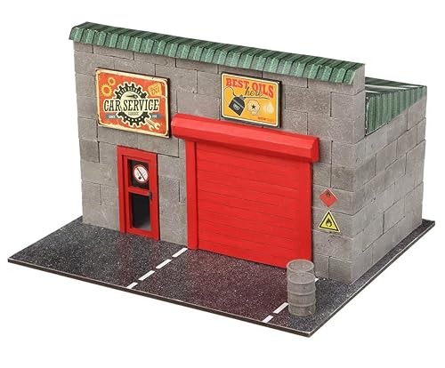 Kit di Costruzione Garage con Mini Mattoni Realistici | Mattoni