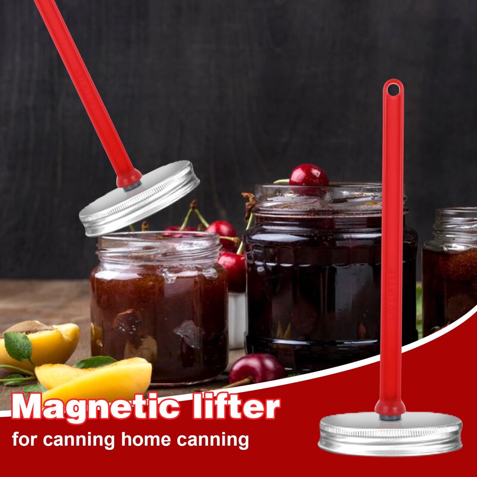 4-Piece Canning Tools Kit, Magnetic Lid Lifter & India