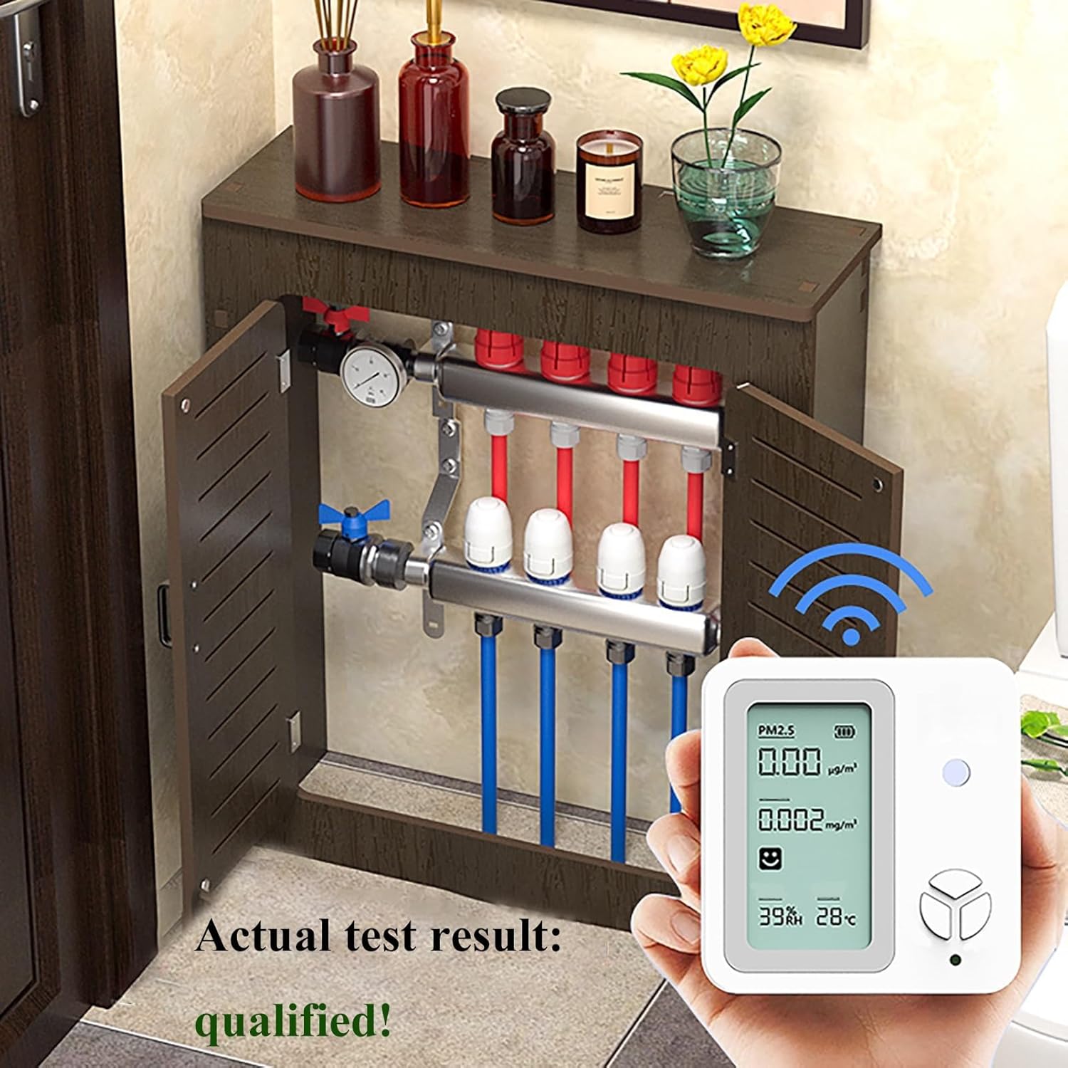 Radiator Shelf, Radiator Cover Cabinet Shelf, Heating Decorative Cabinet Bathroom Floor Cabinet, Radiator Cover Heater Cover Cabinet Shelf Household Appliance Heating Accessories(60*70*15cm/24*28*6in)