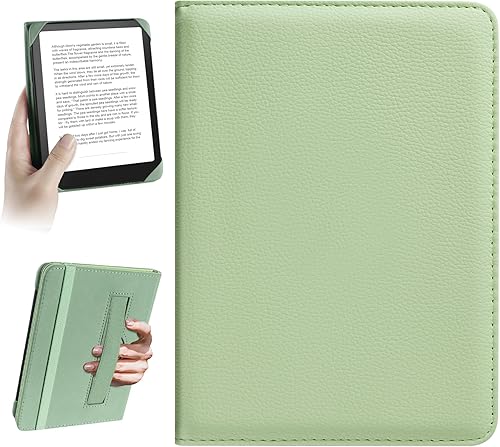 Vista 10 de Funda universal para Kindle eReader de 6 pulgadas, compatible con Paperwhite (2015/2018)/Pocketbook y Tolino/Kobo Clara HD, funda protectora de 6