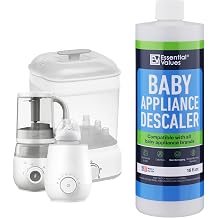Essential Values Baby Appliance Descaler - Descaling Solution Compatible with Baby Brezza Philips Avent - Descale Your Appliances - Citric Acid Descaler 16 fl oz