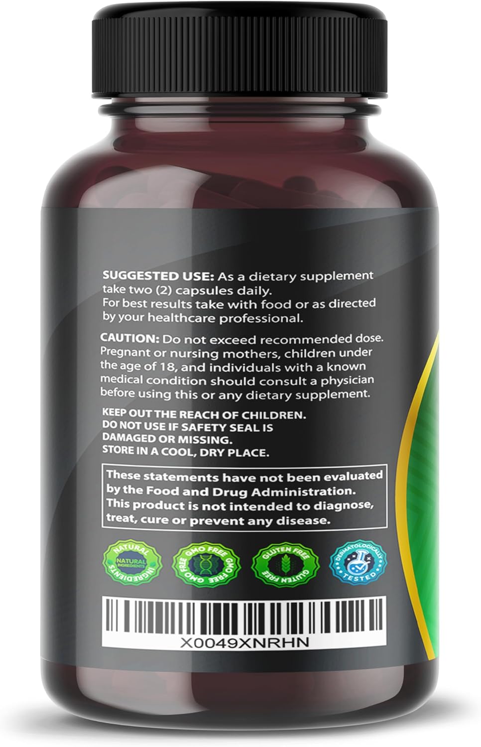 8-in-1 Herbal Supplement with Gymnema Sylvestre, Berberine, Turmeric, Bitter Melon & Resveratrol – Daily Herbal Support for Heart & Overall Wellness – 150 Capsules - Image 3