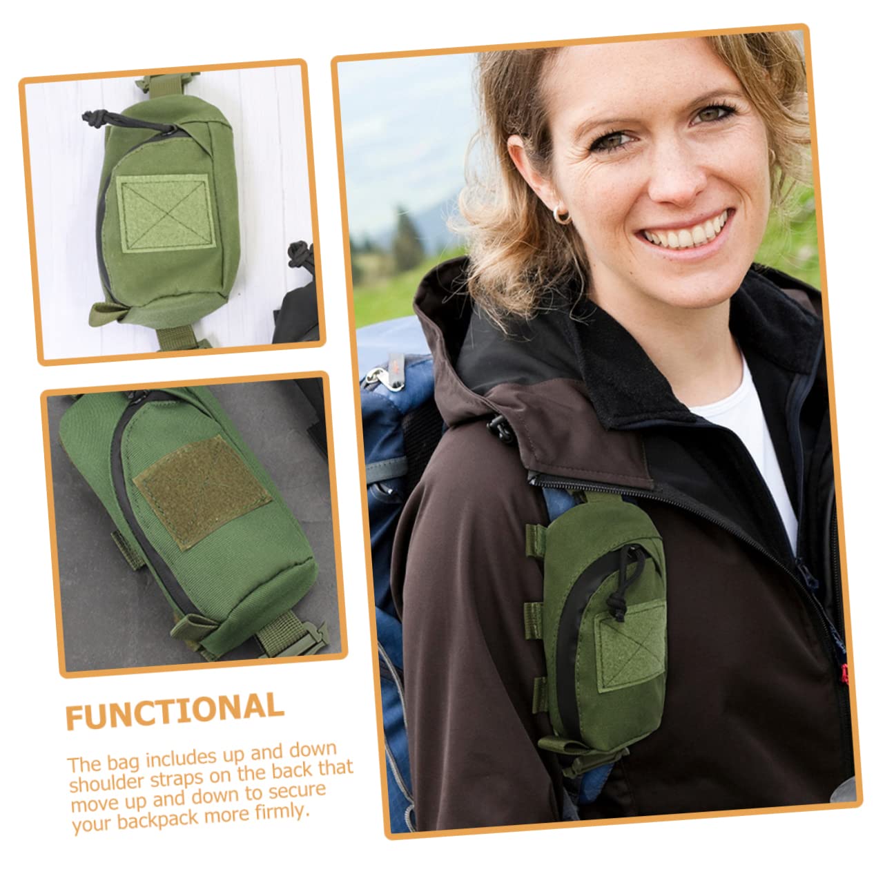 BESPORTBLE 4 Pezzi Borsa A Tracolla Custodia Organizer Piccole Borse Per Borsa Viaggio Per Accessori Viaggio Zaino In Spalla Trekking All'Aperto A Tracolla Esterna