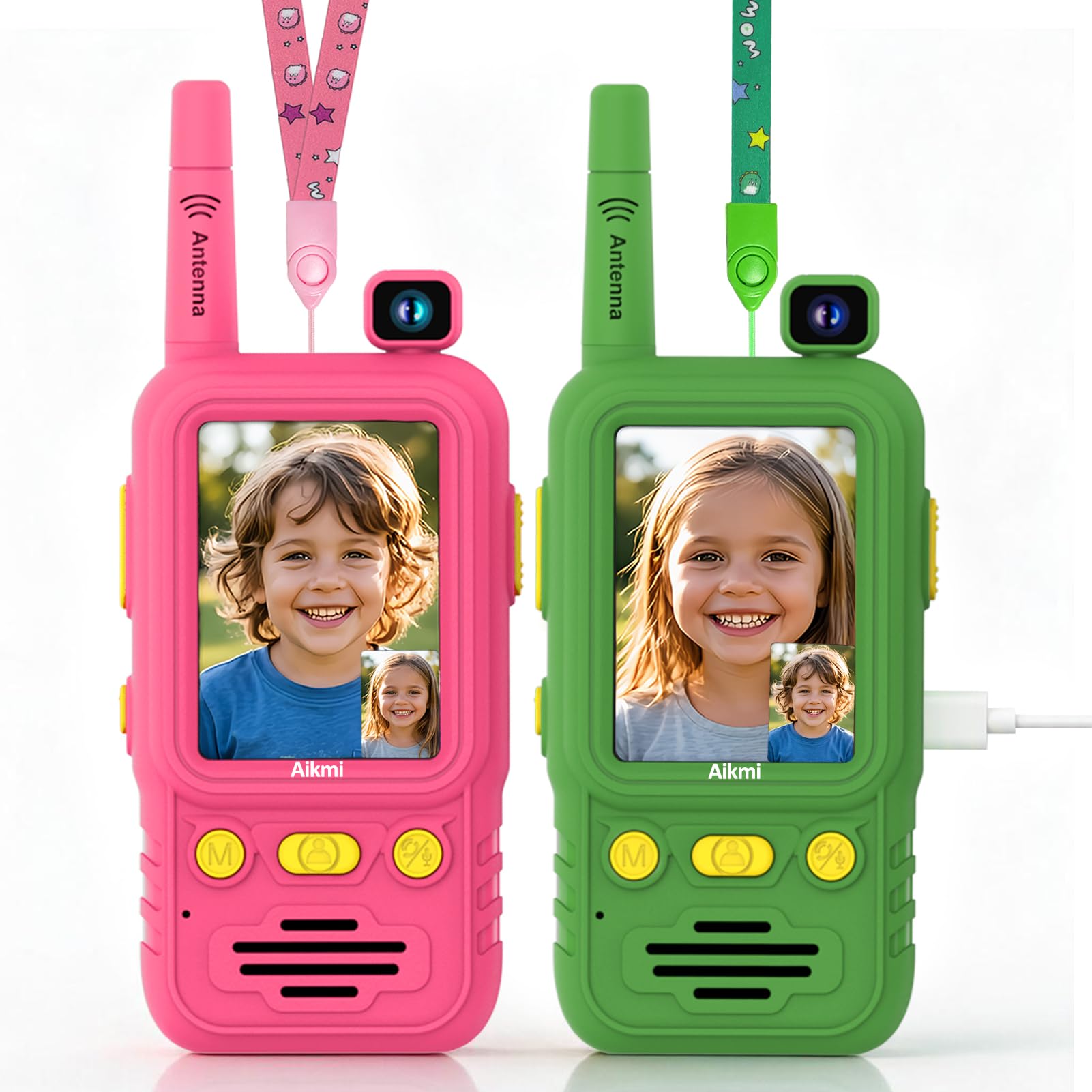 Aikmi Kids Video Walkie Talkies, Toy for Boy Girl
