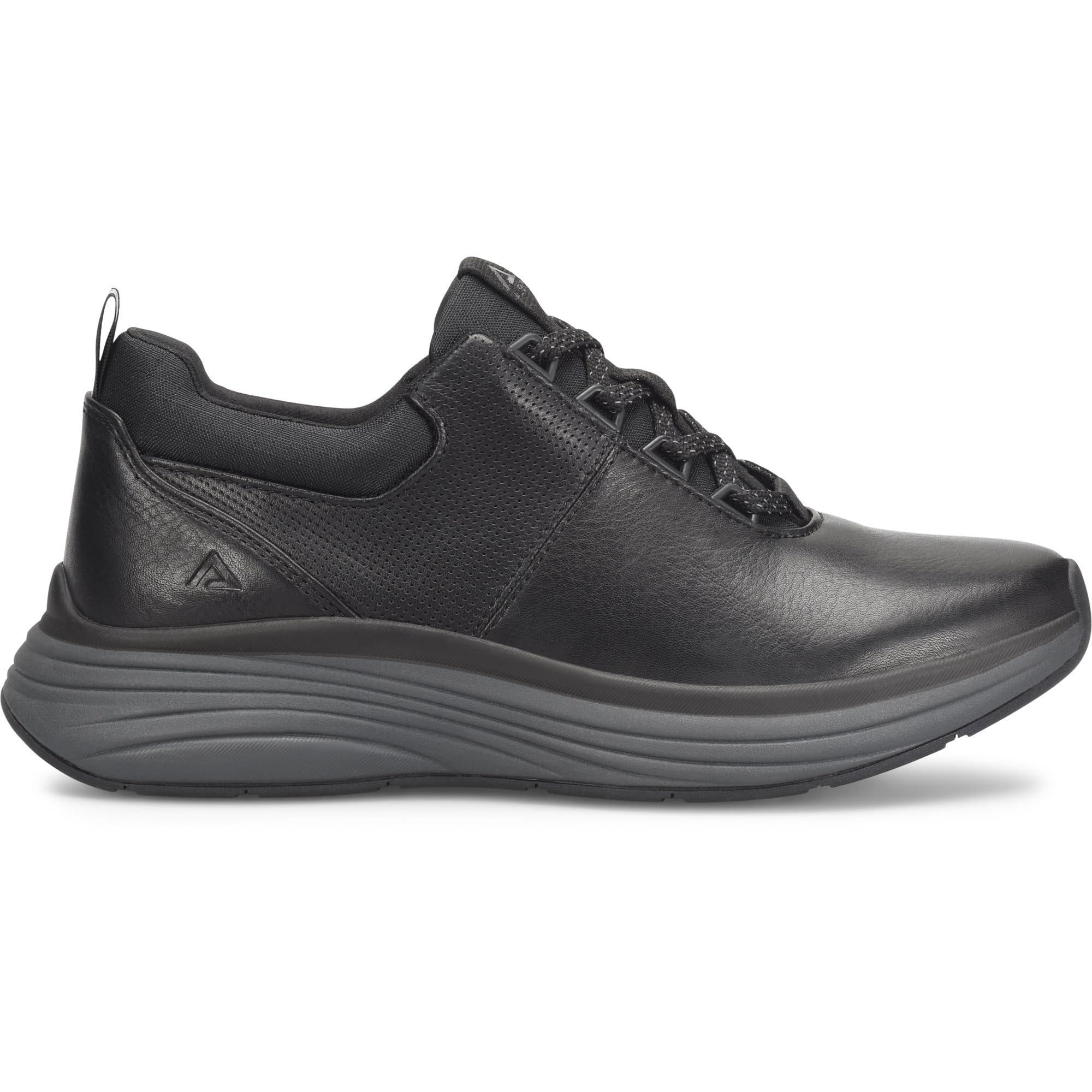 Nurse Mates Align Mens Tahoe Shoe | Orthotic Insole | Stretch Fabric | Light Weight | Slip Resistant | Black 13W