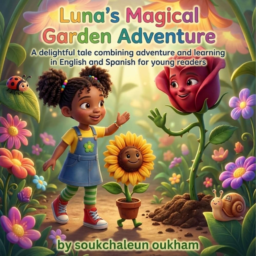 Luna's Magical Garden Adventure: Bilingual Tales for Young Readers: Discover Kindness and Friendship Through English-Spanish Stories