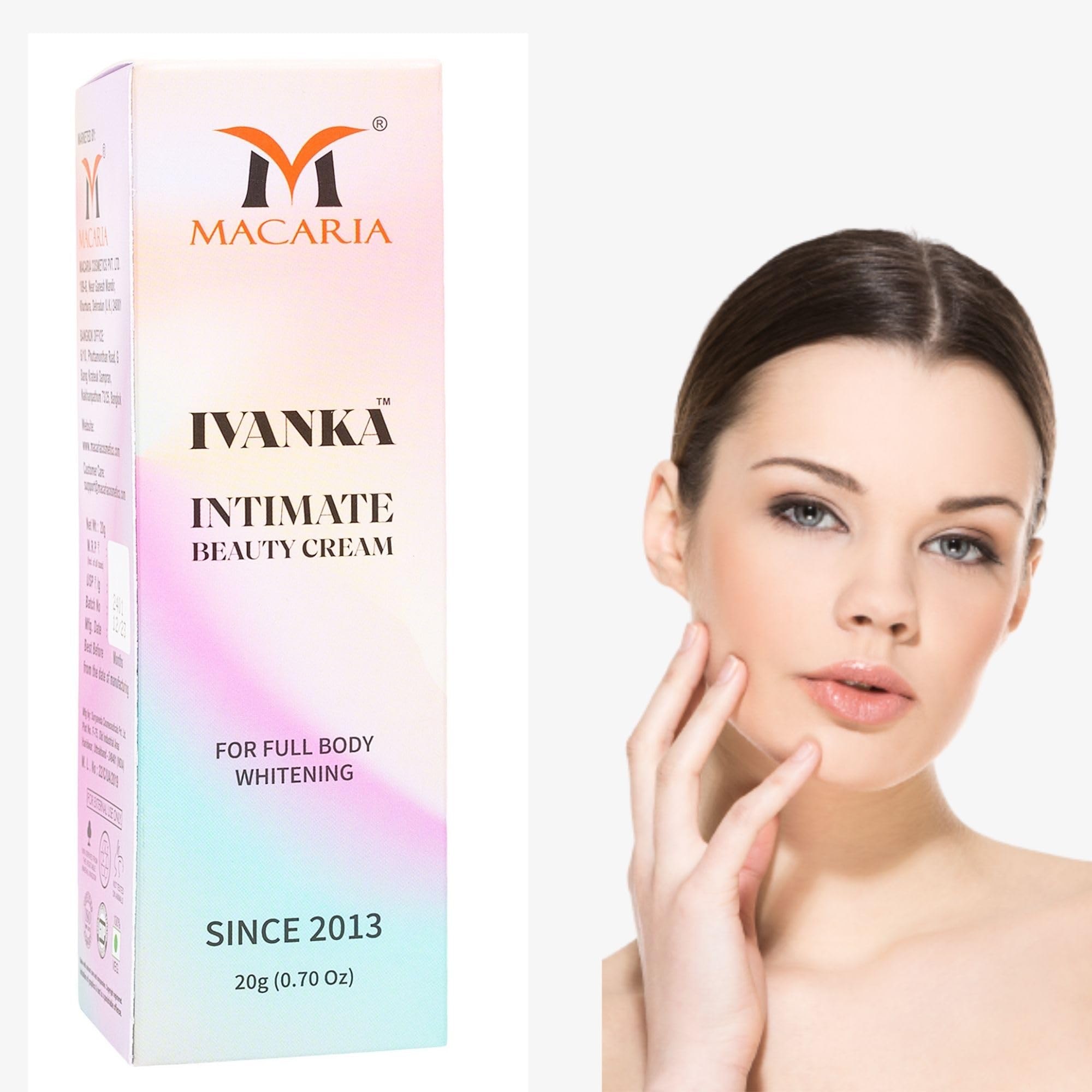 Ivanka Face whitening & Brightening Cream for women