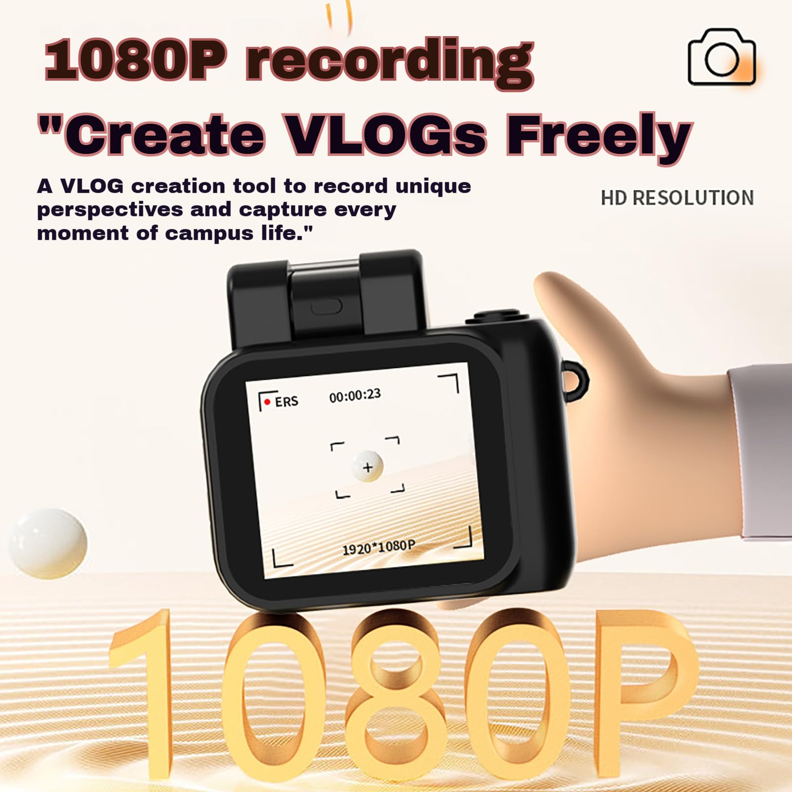 Retrosnap - fotocamera retrò, 1080p, videocamera portachiavi con luce LED flash e 6 filtri modello, fotocamera digitale portatile alla moda, può essere caricata sul telefono cellulare, per Retrosnap - fotocamera retrò, 1080p, videocamera portachiavi con luce LED flash e 6 filtri modello, fotocamera digitale portatile alla moda, può essere caricata sul telefono cellulare, per
