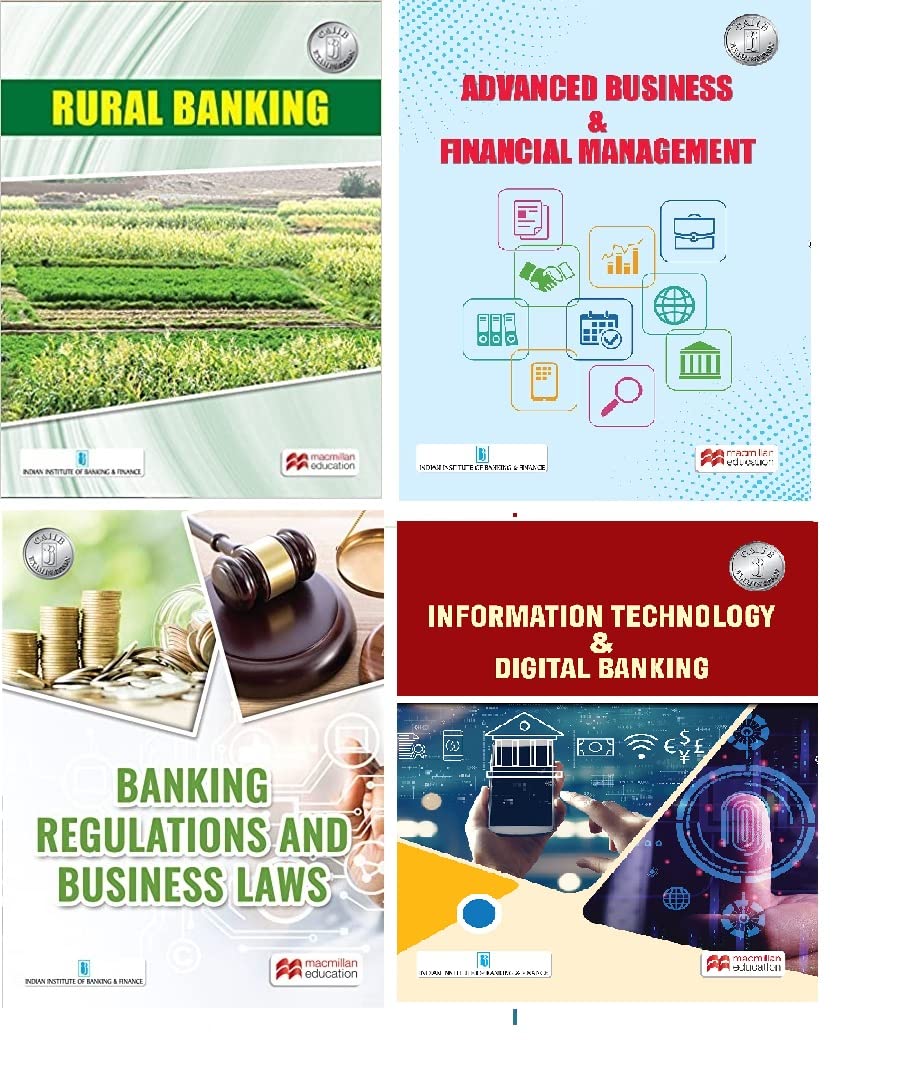COMBO CAIIB Macmillan RURAL BANKING + Banking Regulations