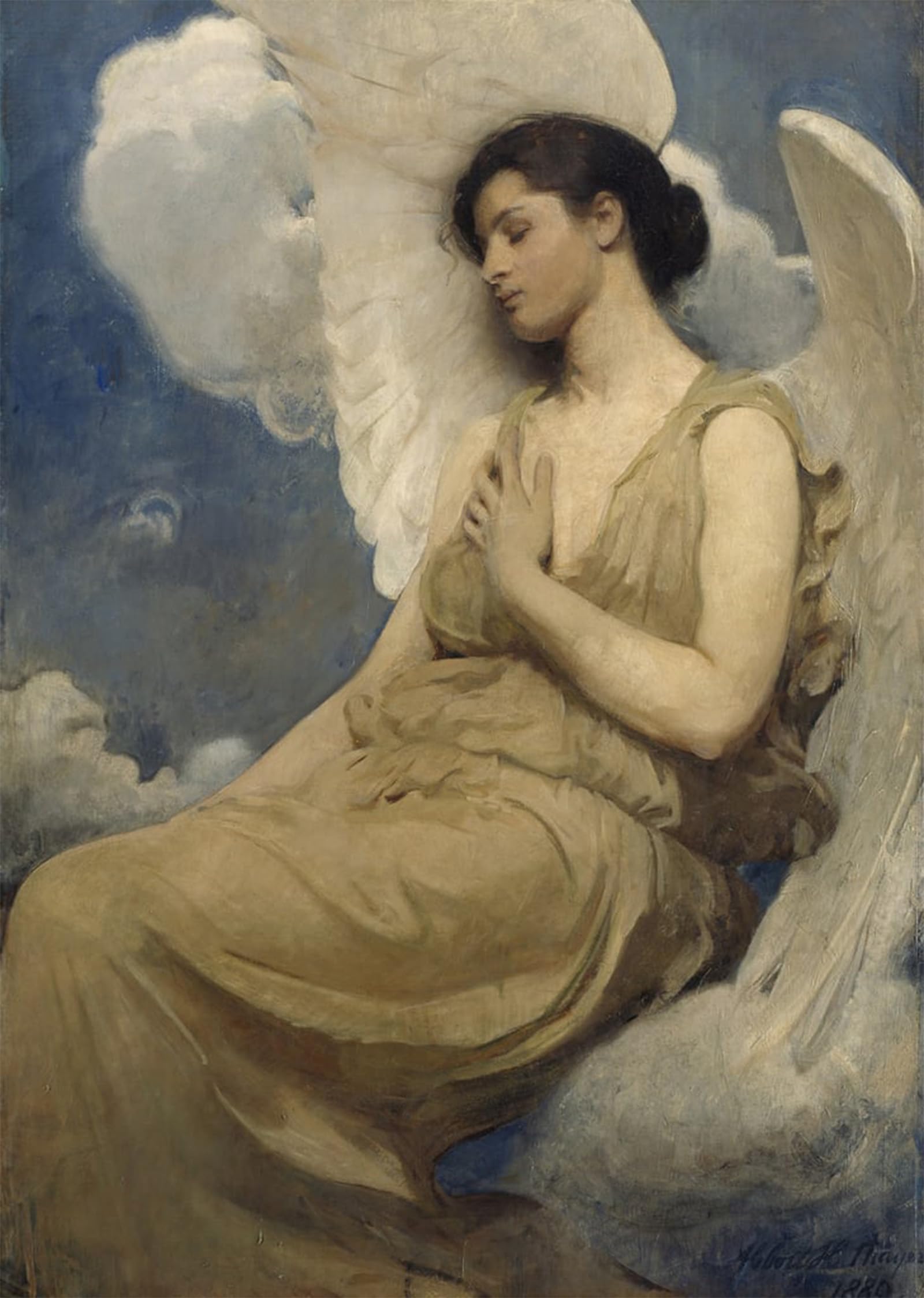Cuadro sobre lienzo de Abbott Handerson Thayer para decorar tu dormitorio 60x90cm 5
