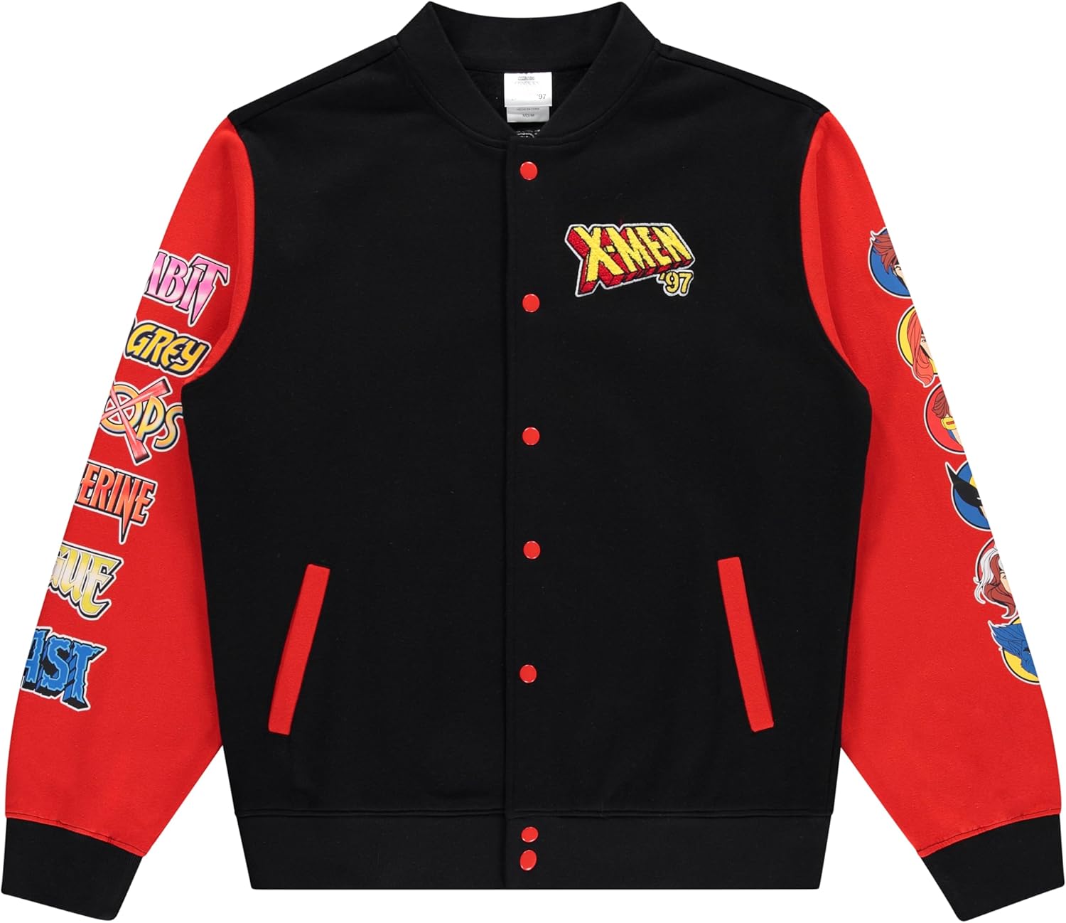 Marvel X-Men Snap Varsity Jacket for Men