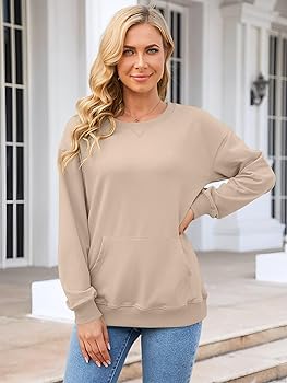 トップス DIANTE FANCY LOGO OVER SWEAT TOPS Ovanviso Womens Long Sleeve Sweatshirts Casual Crewneck Cute