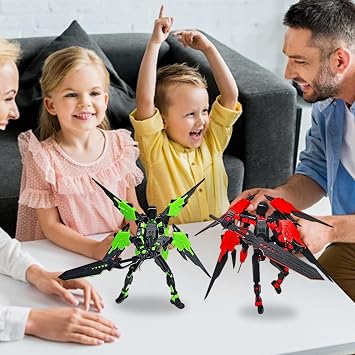 T13 Action Figure Set - 3D Printed Collectible Figures for Collector Desktop Decor (Assembly Completed) (Red Mecha Set)