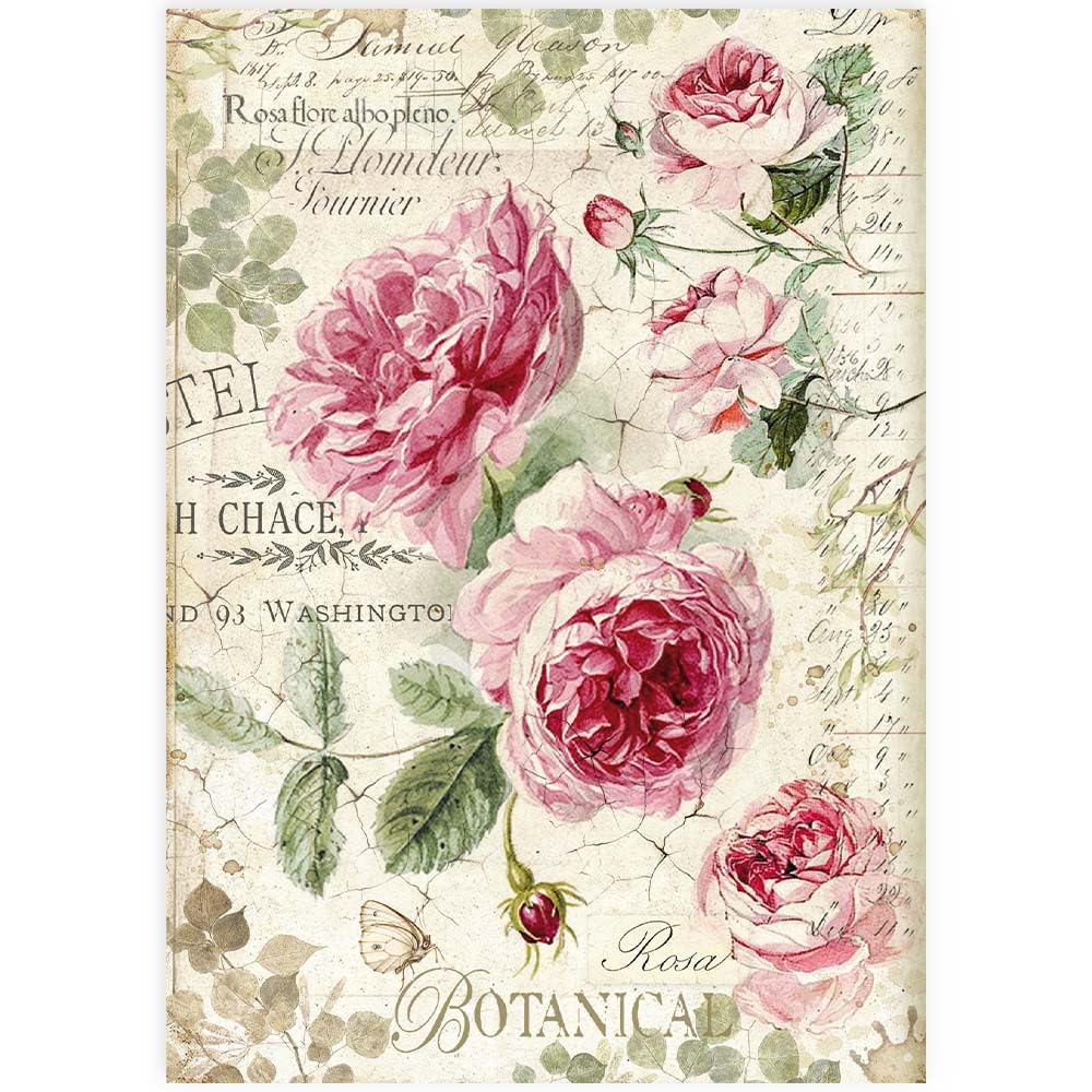 Carta di riso f.to A4 - Hortensia - Stamperia