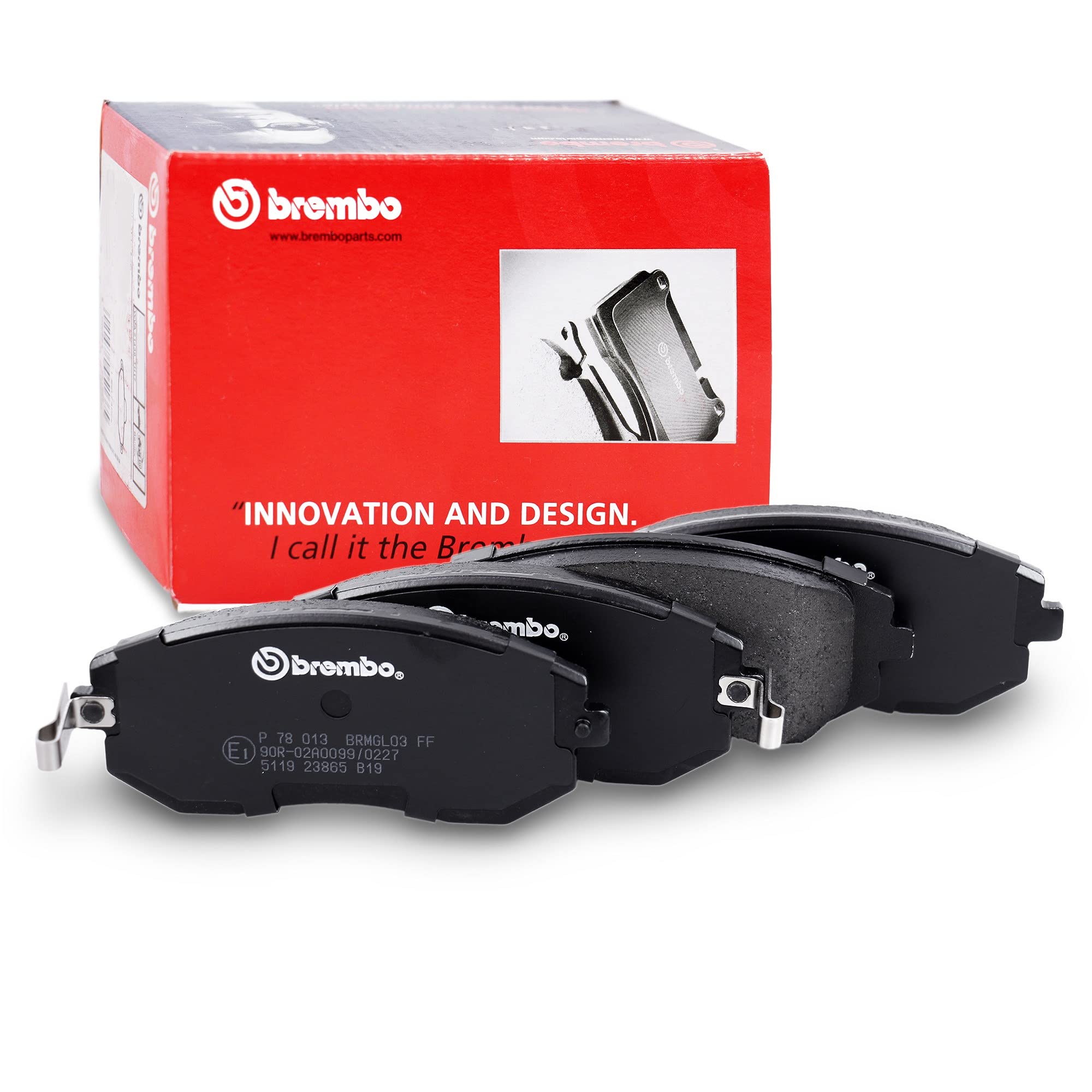 Brembo P78013 Front Disc Brake Pad - Set of 4