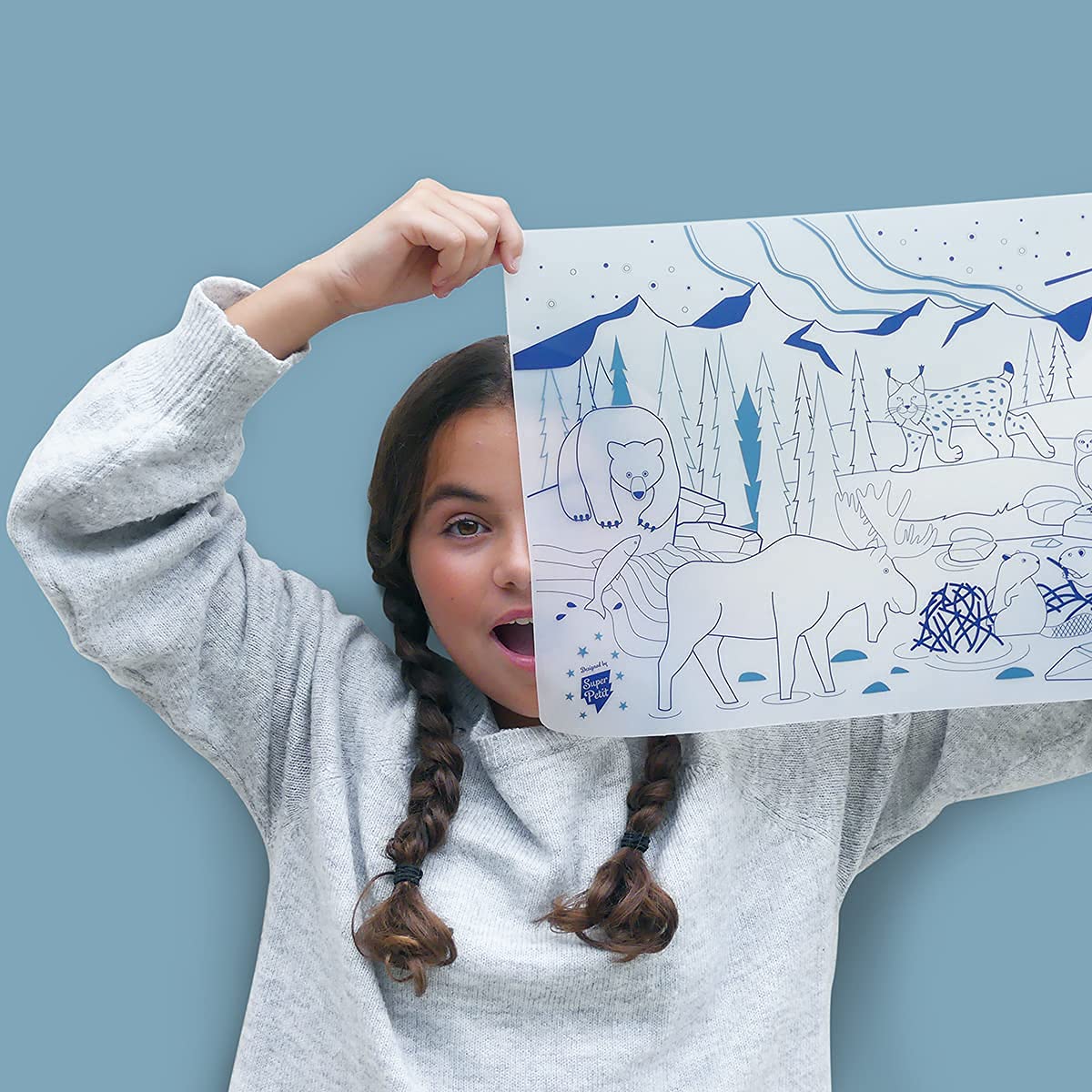 TIMOUCH – Set de table à colorier pour enfant | Coloriage Dino | 5 feutres effaçables | Facile à nettoyer | Silicone alimentaire | Activité créative, calme, et ludique fille garçon TIMOUCH – Set de table à colorier pour enfant | Coloriage Dino | 5 feutres effaçables | Facile à nettoyer | Silicone alimentaire | Activité créative, calme, et ludique fille garçon