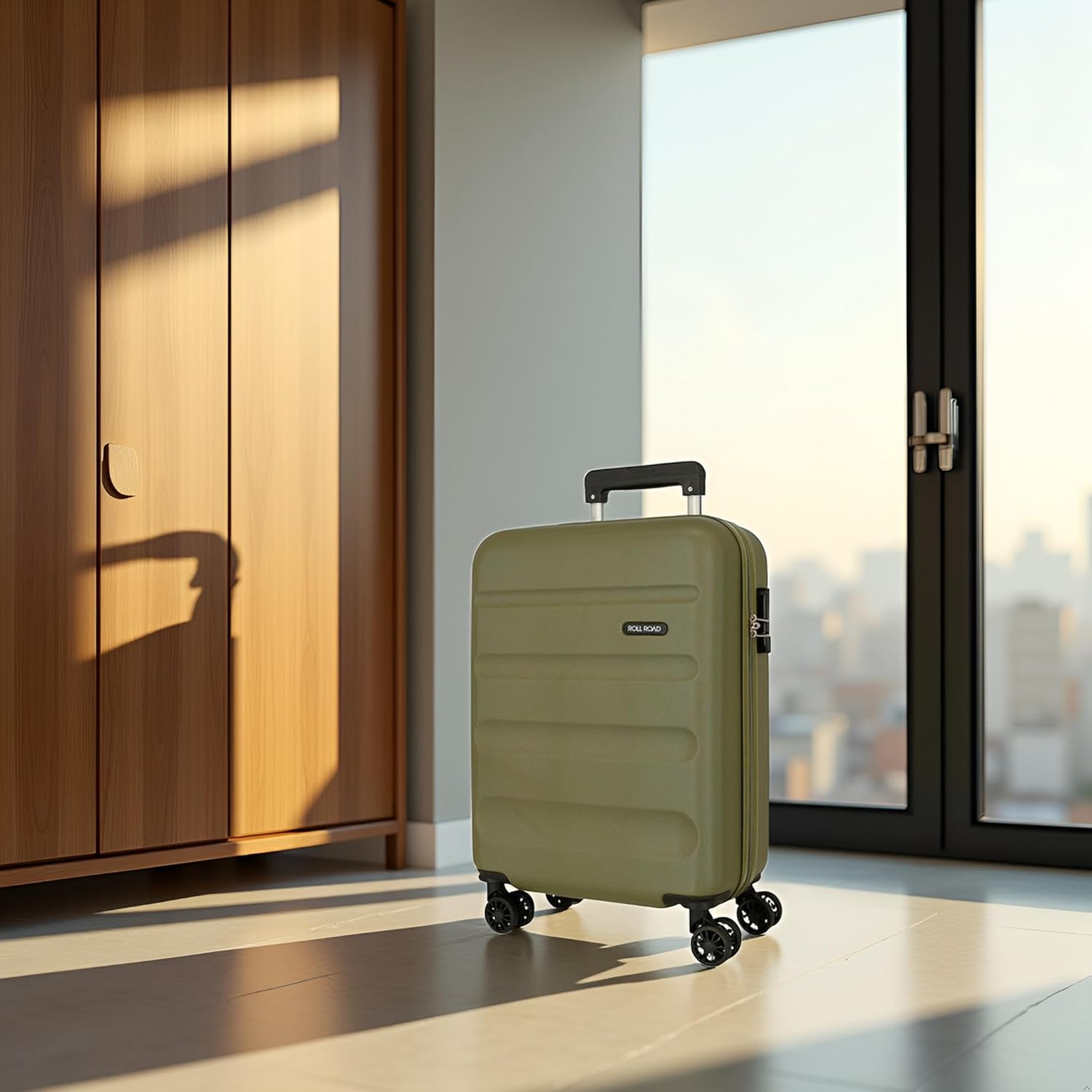 Flex Cabin Suitcase, One Size, Green, One Size, Cabin Suitcase