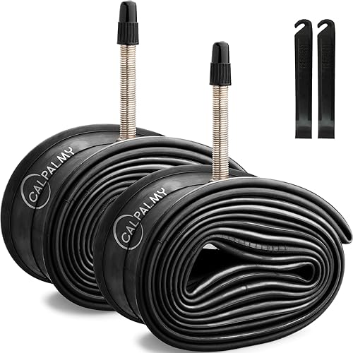 CALPALMY Paquete de 2 tubos de bicicleta 700c, 700 x 3543c, válvula Schrader y válvula Prseta, compatible con 700x35C 700x36C 700x37C 700x38C disponible en Yaxa Mexico