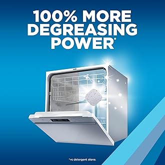 Finish In-Wash Dishwasher Cleaner: Clean Hidden Grease and Grime, 3 Count (Pack of 4)