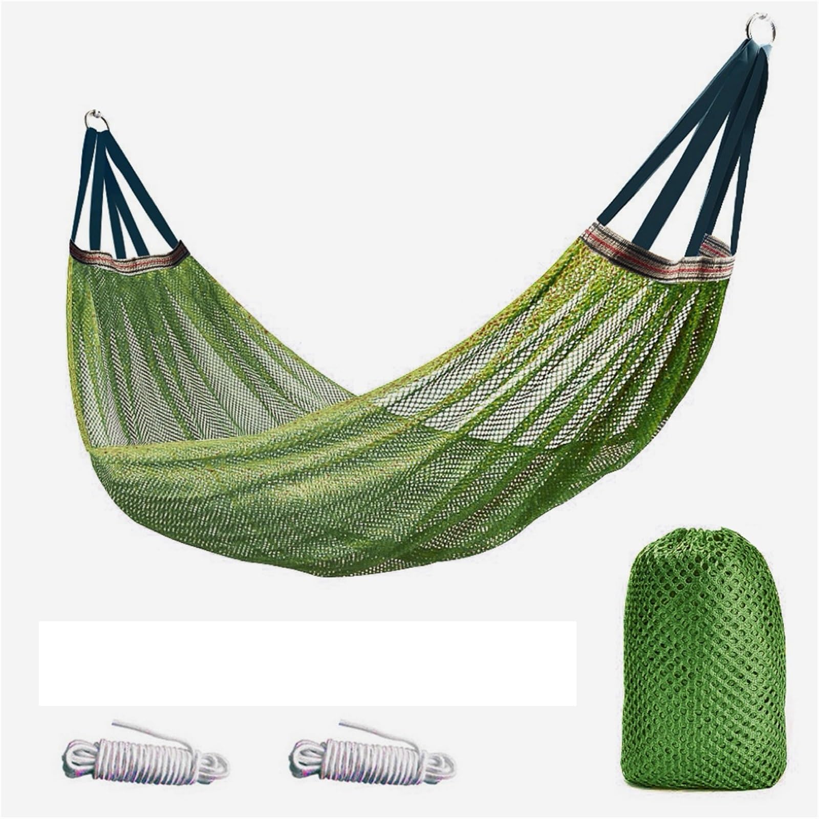 Lightweight Hanging Chair Swing - Portable Hammock for Indoor & Outdoor Use, 250kg Capacity, Multiple Colors(Olive)