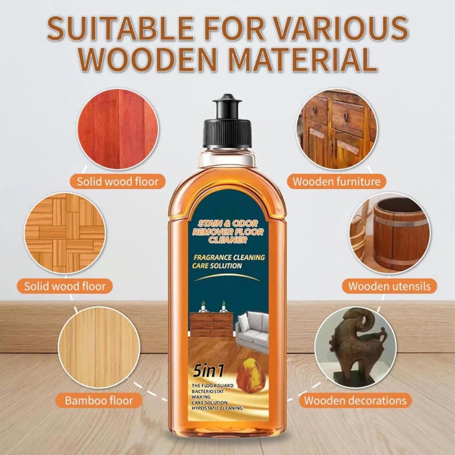 Genérico Munich Sunny Floor Cleaner, Spainho 5 in 1 Floor cleaner, 2025 New Hardwood Floor cleaner, Effortlessly Clean Your Flooring, Suitable for Hardwood and Tile Floors (1PCS)