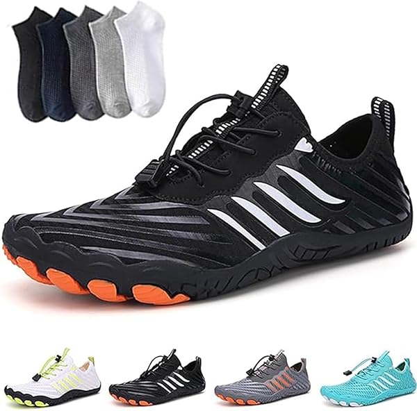 The Giltpeak Pro Barefoot Shoes offer a wide toe box and non-slip sole for natural comfort on the trail.
