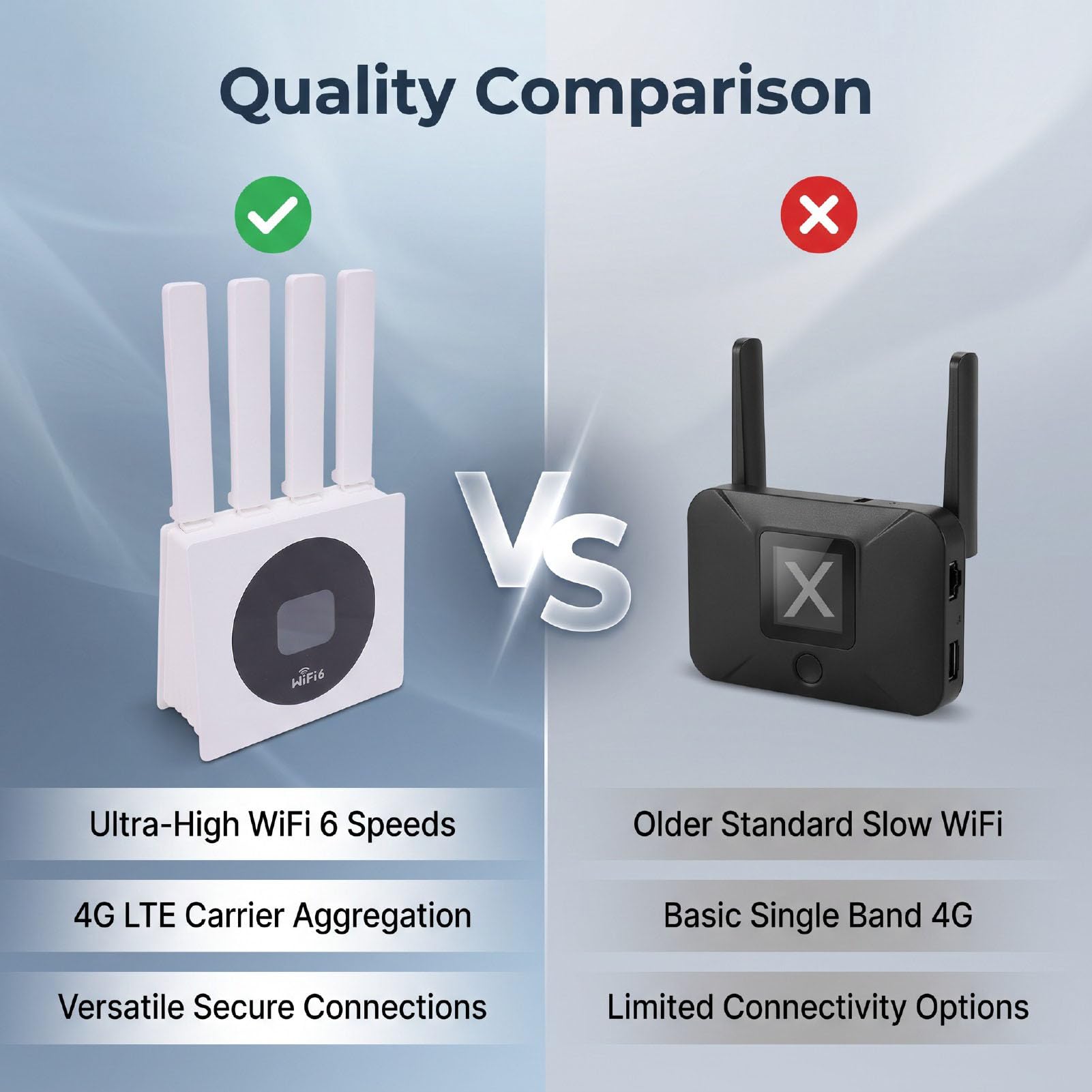 Hotspot Mobile 4G WiFi 6 con Slot per Scheda SIM