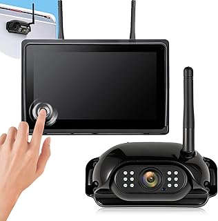 RV Backup Camera with DVR: Clear 1080P Touchscreen, Furrion Compatible - Related Product | Oursunny