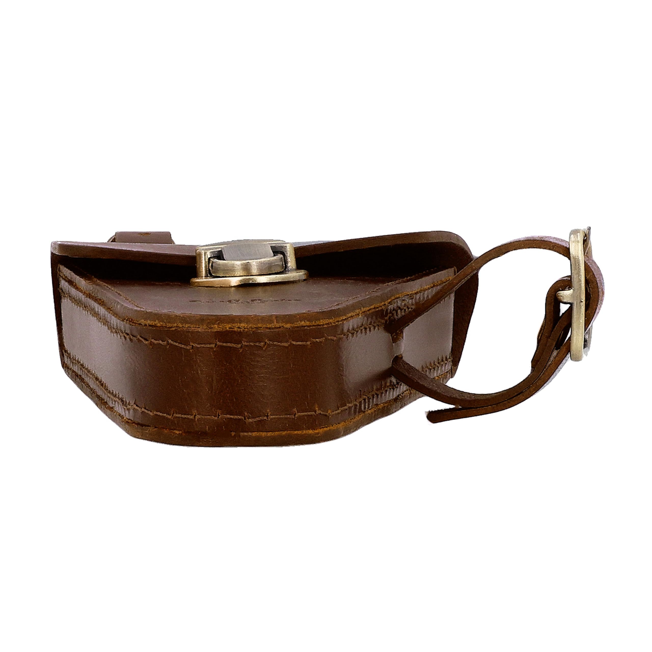 Gusti Rahmentasche Leder - Stephen R. Fahrradtasche für Werkzeug Ledertasche Vintage Braun Leder