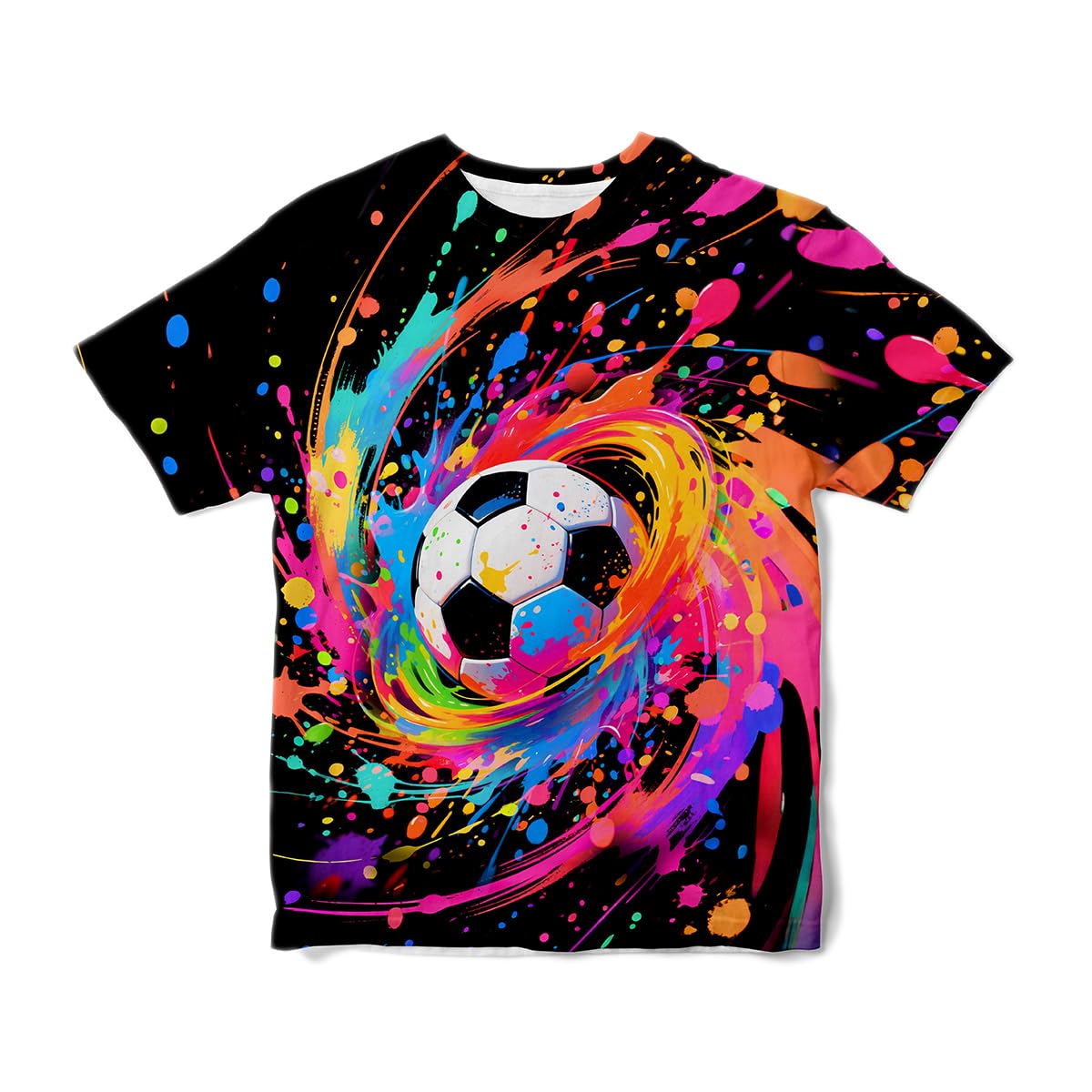 Kids Tie Dye Shirt Boys Tie Dye Tshirt Short Sleeve Graphic Tee Shirts Tops for Boys Girls 6-16 Years