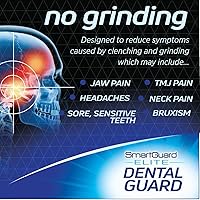 Vista 5 de Protección dental SmartGuard Elite (2 protectores 1 estuche de viaje) Protector nocturno personalizado para dientes frontales contra el rechinar