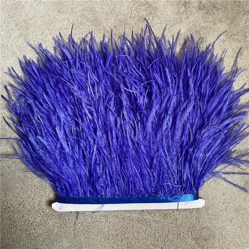 8-10 cm Strusie pióro trim uroczystość taśma ślubna karnawał dekoracja Boże Narodzenie Plume