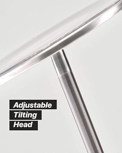 Vista 16 de Lámpara de pie LED de 30 watts Brightech Sky Platino (Platinum Silver)