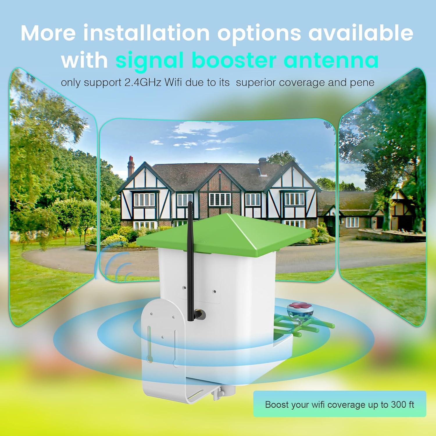 Smart Bird Feeder with Camera, AI Auto-Capture & Motion Detection, 5W ...
