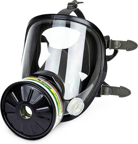 Máscara de Gas Completa Respirador RHINO RH-7011B (ABEK2P3R) Reutilizable para