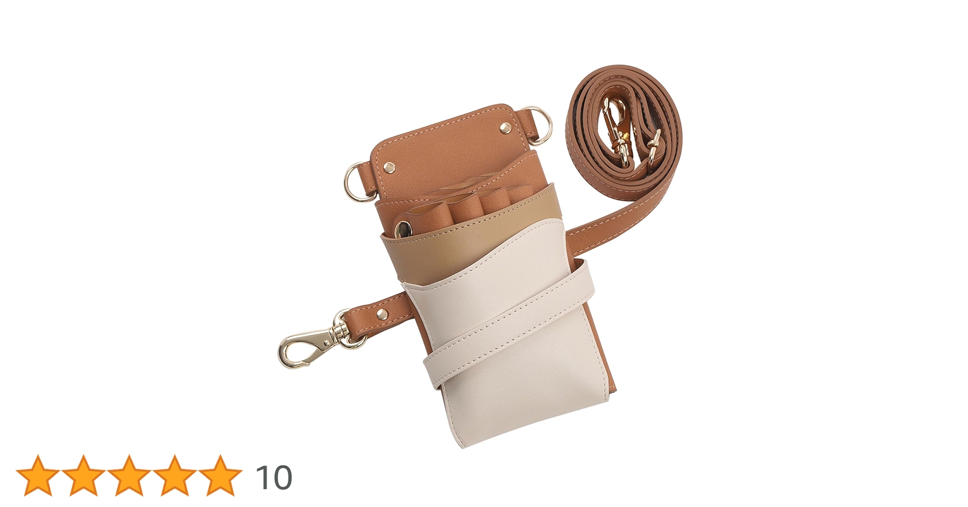 手染めブラウン、ハラコカウブラウンのシザーケース 手染めブラウン、ハラコカウブラウンのシザーケース 手染めブラウン