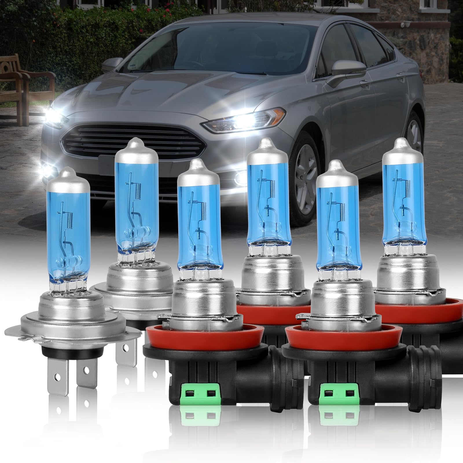 Fit 2006 - 2016 ford fusion headlight bulb