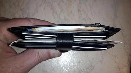 Portacarte Di Credito In Pelle - Con Protezione RFID | 12 Slot | Cerniera Sicura - Foto 3