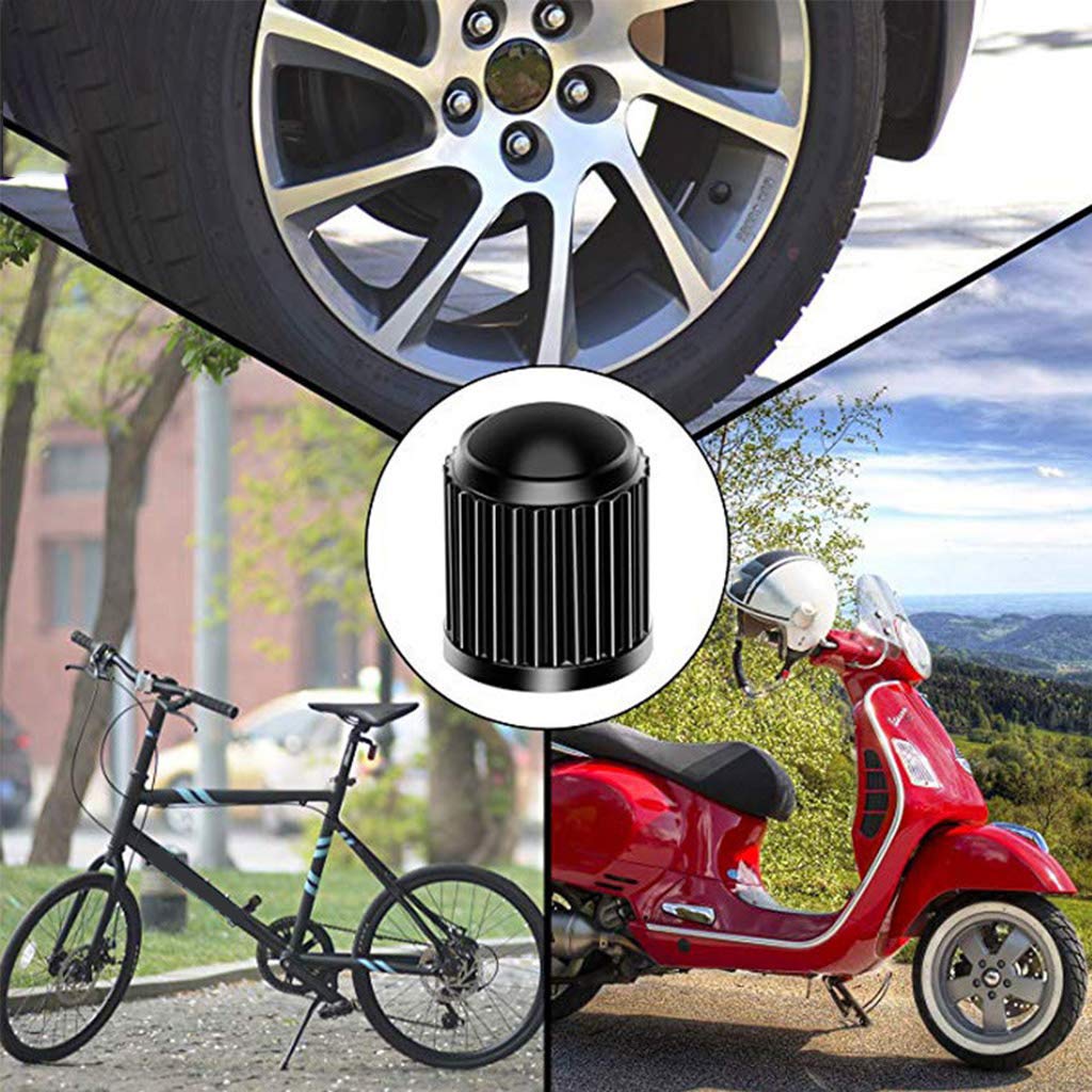 Tapones de vástago de válvulas de neumáticos antióxido para coche, motocicleta, bicicleta, camión, 8 unidades, cámara de seguridad al aire libre