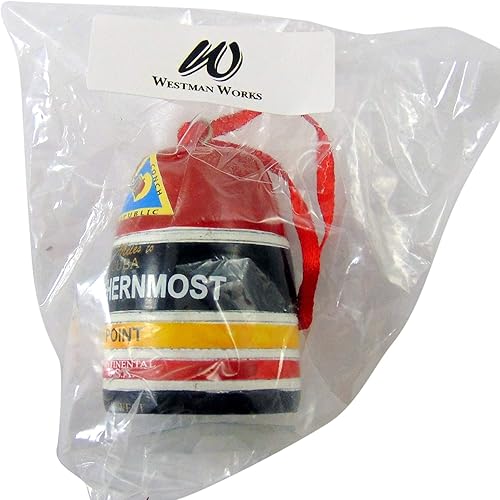 Miniatura 5 de Southernmost Point Boya - Adorno réplica de adorno para árbol de Navidad, decoración de árbol de Navidad, 2 pulgadas