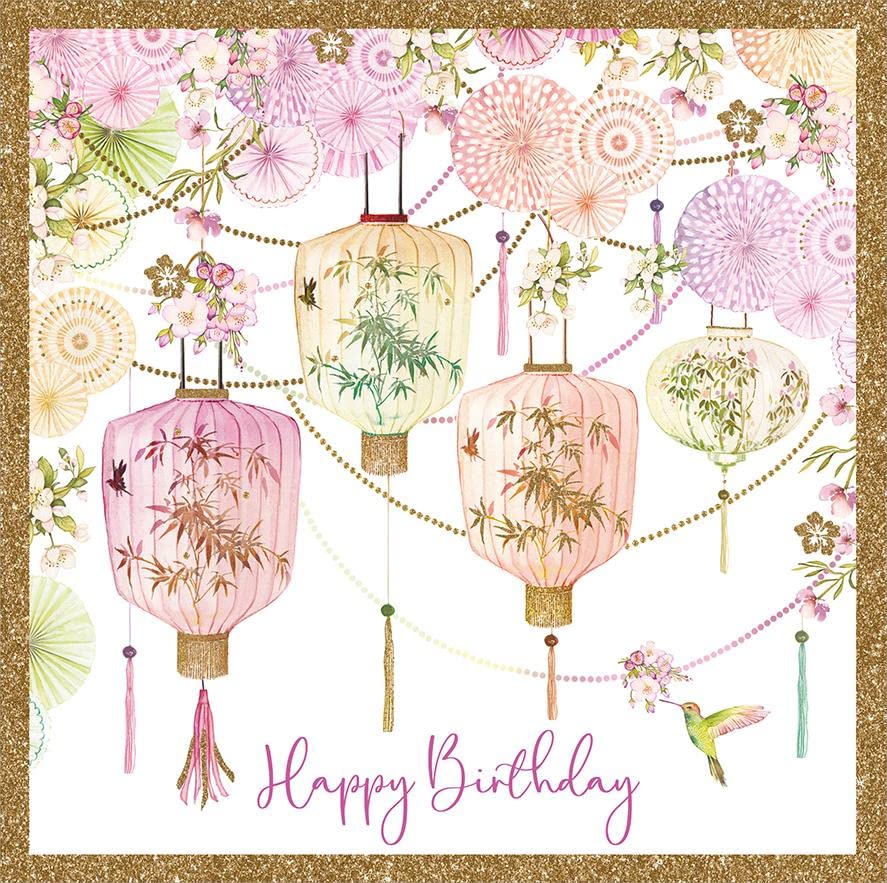 Abacus Cards General Female Blank/Birthday Card - 'Streamside Planting' Flowers & River Walk - Eco-Friendly & Recyclable - From The BBC Gardeners' World Range - View #5
