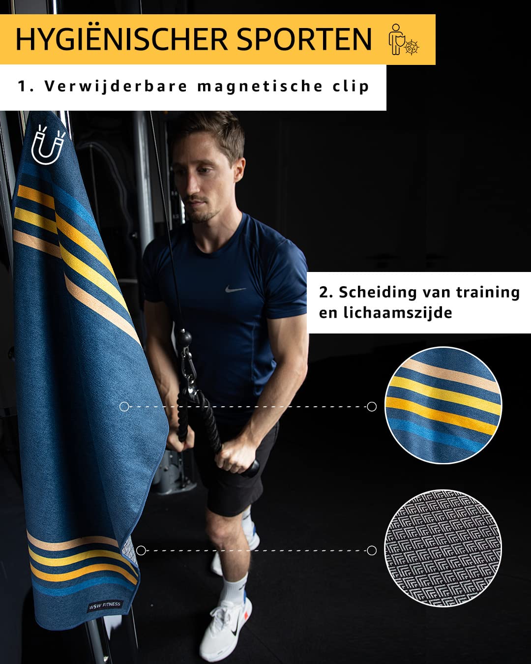 Bench sport en fitness handdoek, ca. 50 x 110 cm 15 cm klep, 100% polyester, achterkant met hoes voor fitnessapparatuur, geïntegreerd vak met ritssluiting, kleur: Roze, artikelnr.: 6912602547