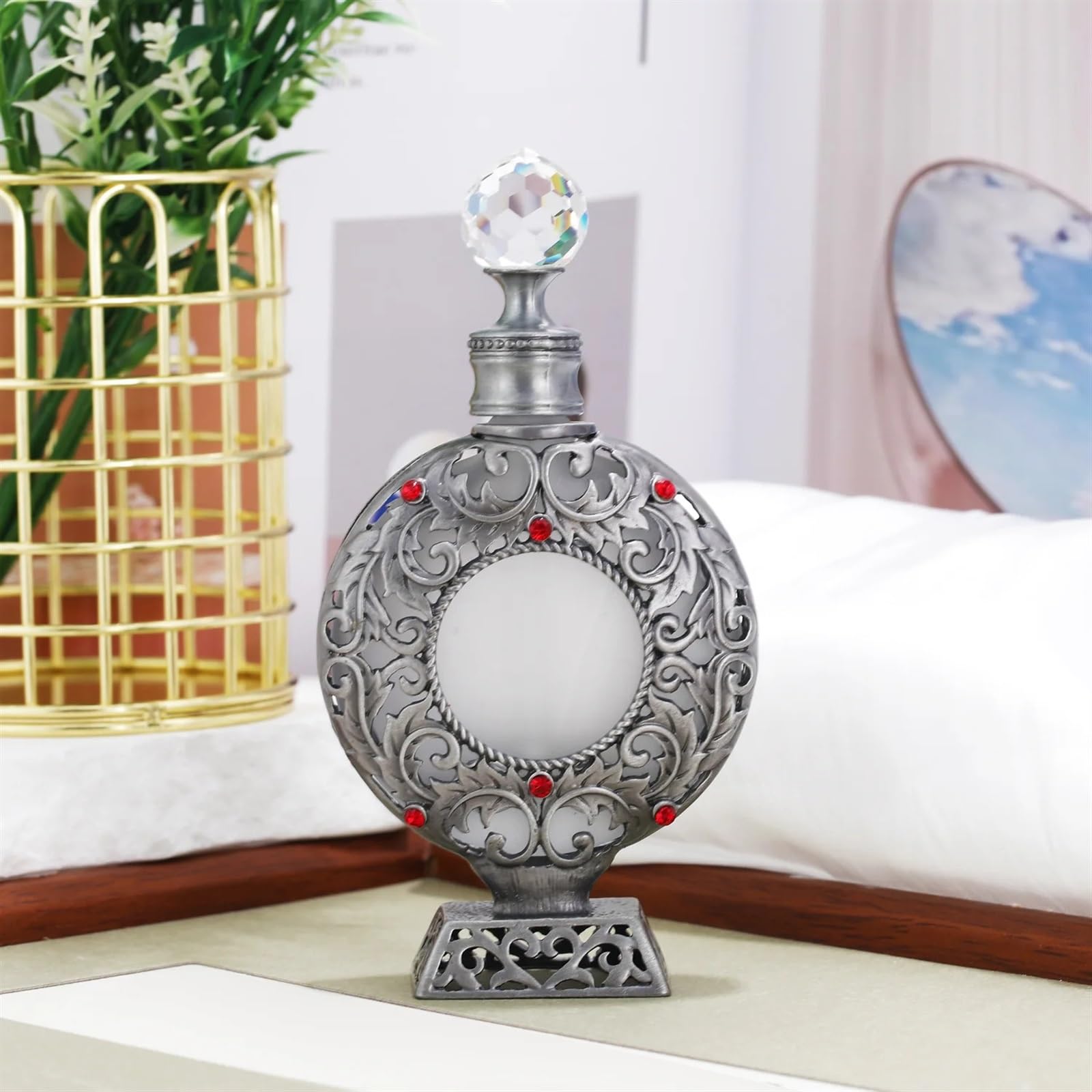Bottiglia di profumo vintage Mystic riutilizzabile da viaggio vuota vetro for olio essenziale 30 ml Per Feste E Banchetti