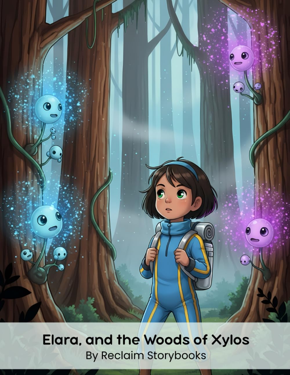 Elara, and the Woods of Xylos: Storybook about friendship and team work with valuable life lessons and moral values (8.5 x 11”)