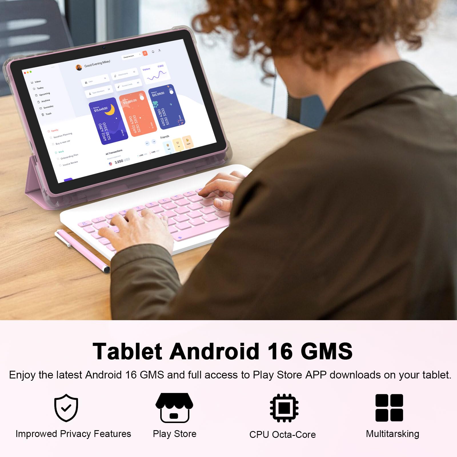 Amazon.co.jp: CUPEISI Android 15 タブレット 10インチ、20GB RAM+