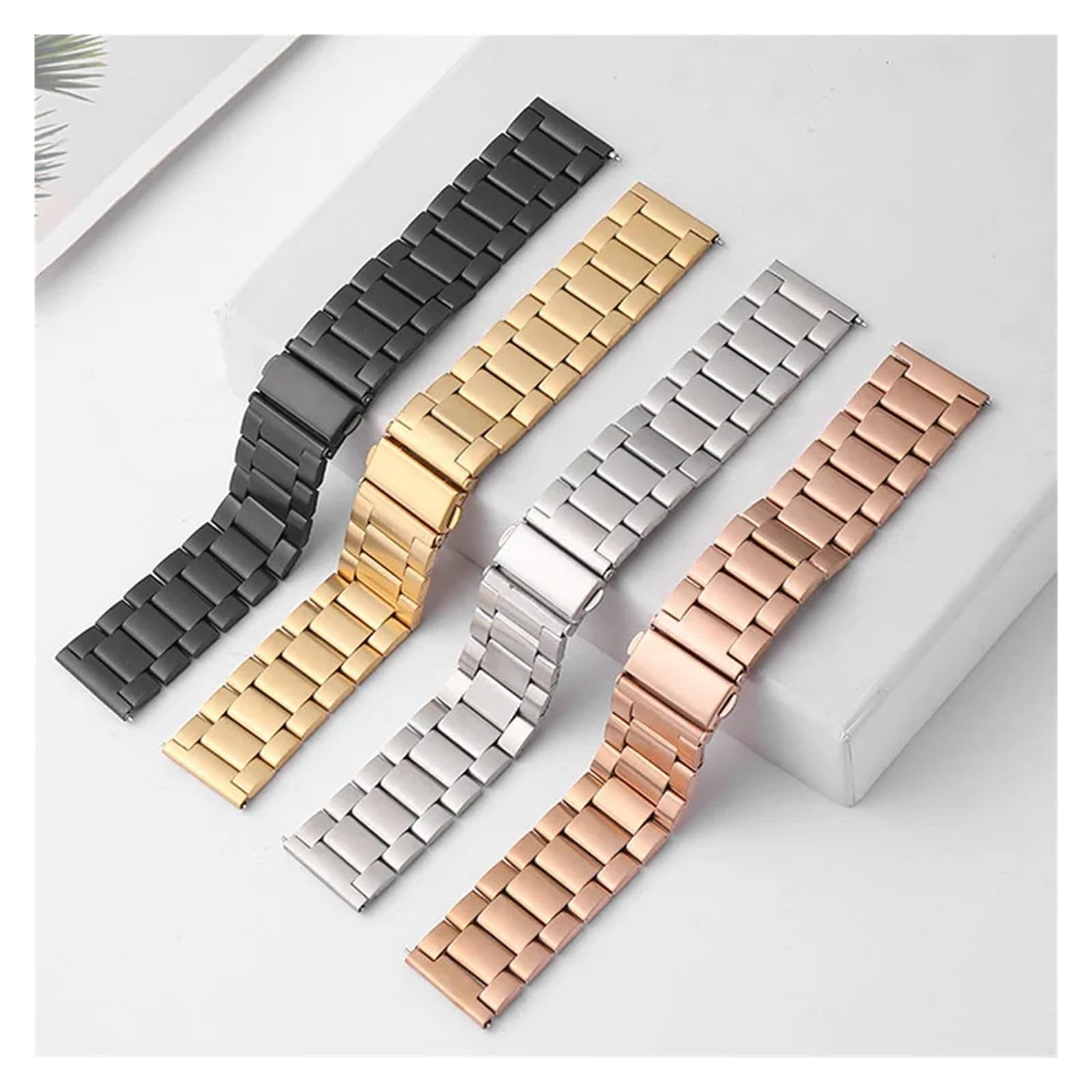 Cong Yi Correa De Acero Inoxidable For Hombre For Reloj Inteligente Sanzhu GT3 De 42 Mm Y 46 Mm.