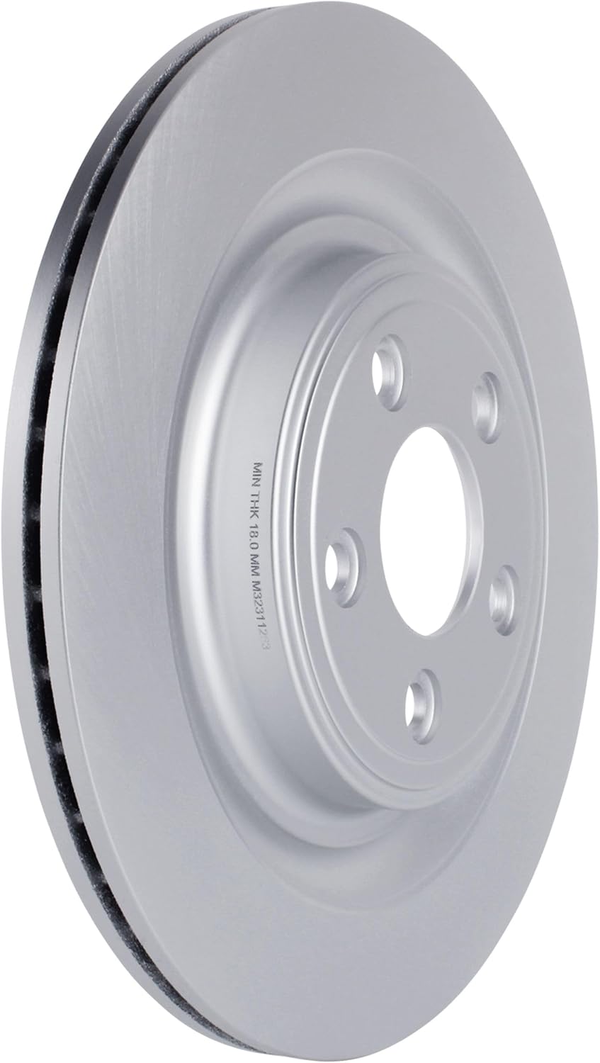 QUALITY-BUILT Rear Brake Rotor, Black Series BR70017G, Compatible with 2005-2016 Jaguar (S-Type,Super V8,Vanden Plas,XF,XJ,XJ8,XJR,XK,XKR)